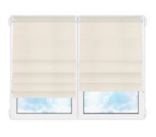 Римские шторы Флекси кремовый Compact цена. Купить в «Мастерская Жалюзи»